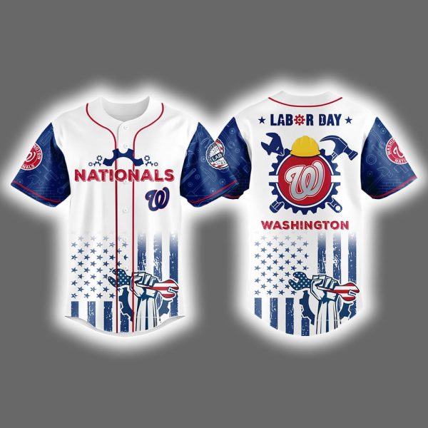 Nationals 2025 USA Happy Labor Day Jersey