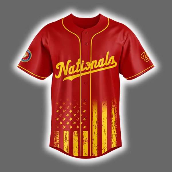 Nationals 250th Marine Corps Birthday Jersey 2025 2