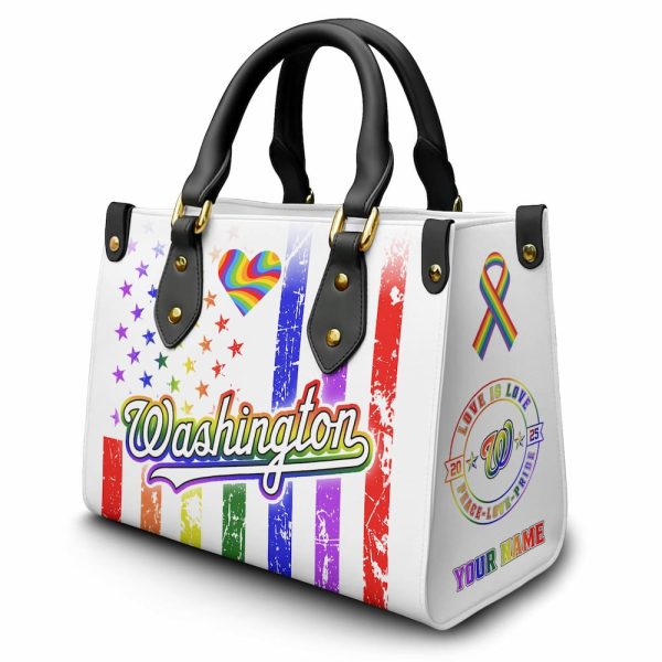 Nationals Happy Pride Month Leather Handbag 2025 3