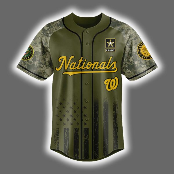 Nationals US ARMY 250th Birthday Celebration Jersey 2025 2