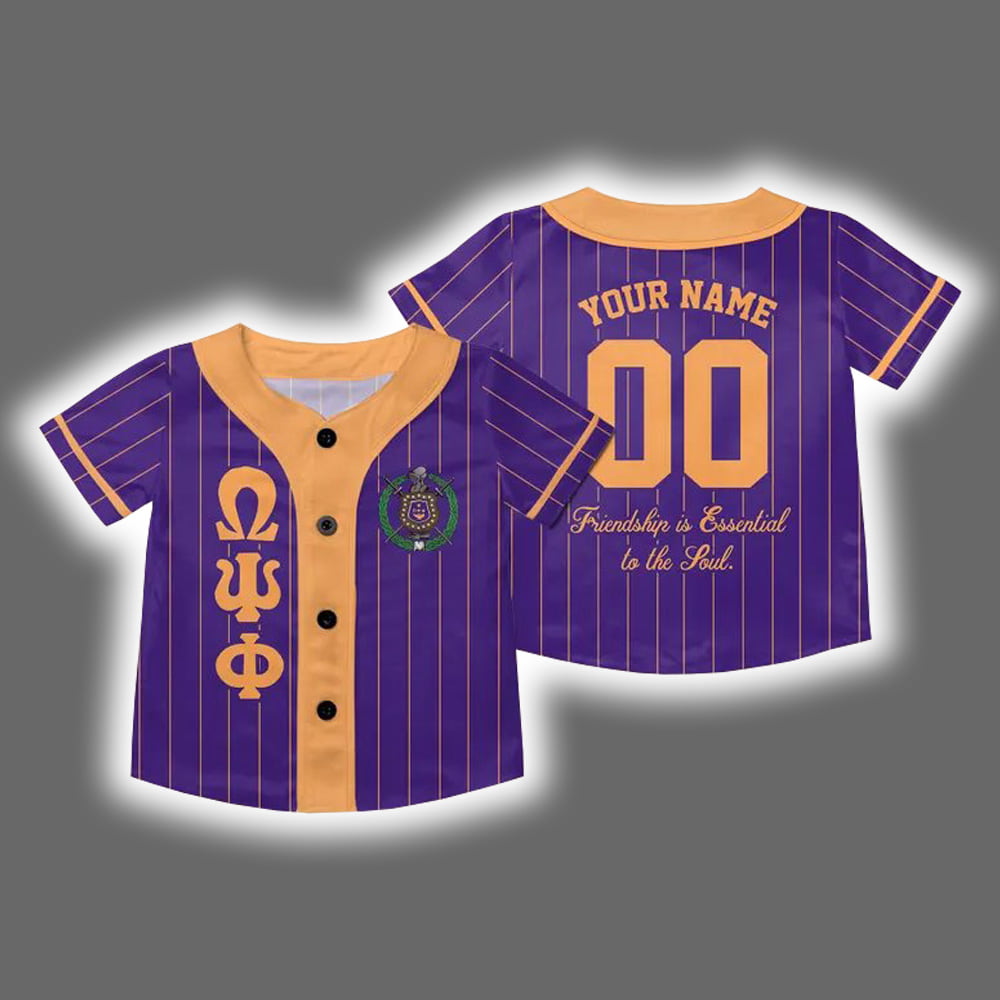 Omega Psi Phi Fraternity Baseball Jersey Omega Psi Phi Fraternity Baseball Jersey