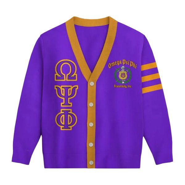 Omega Psi Phi Fraternity INC 1906 Cardigan 2