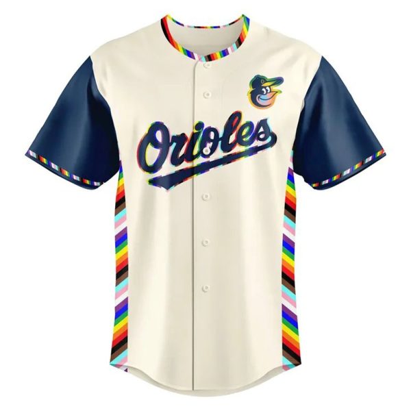 Orioles 2025 Happy Pride Night Jersey 2