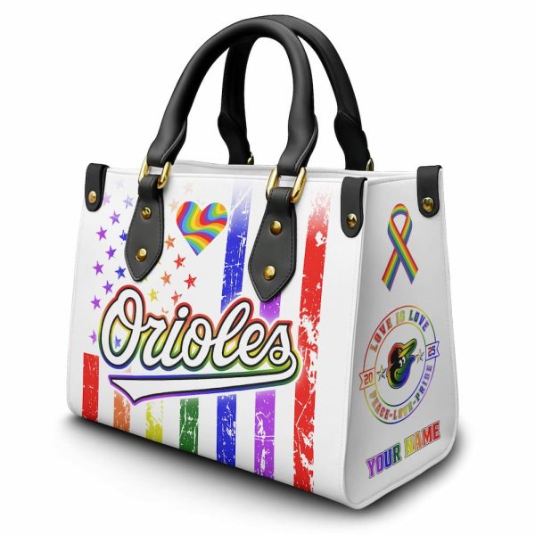 Orioles Happy Pride Month Leather Handbag 2025 3
