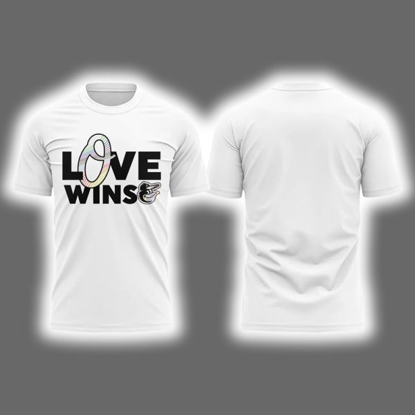 Orioles Love Wins Pride Month 2025 Shirt
