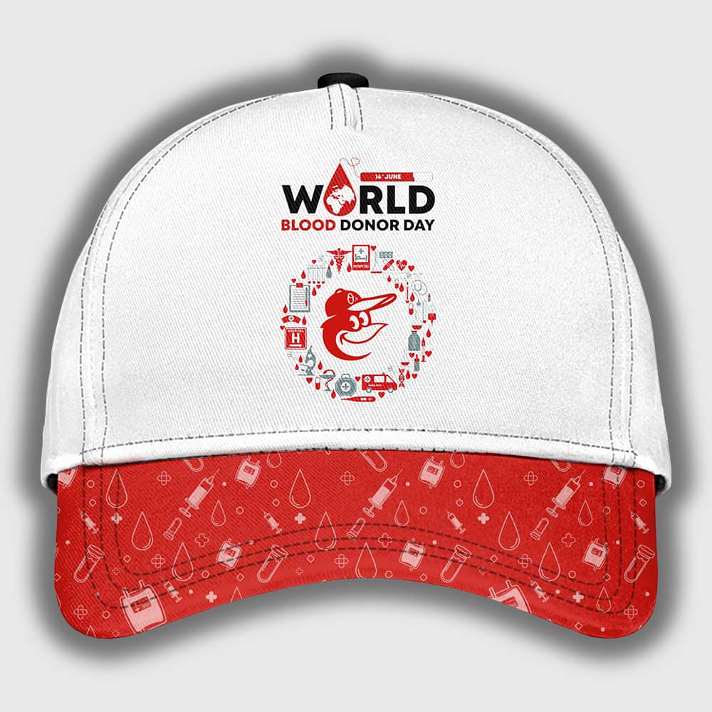 Orioles World Blood Donor Day 2025 Hat Orioles World Blood Donor Day 2025 Hat