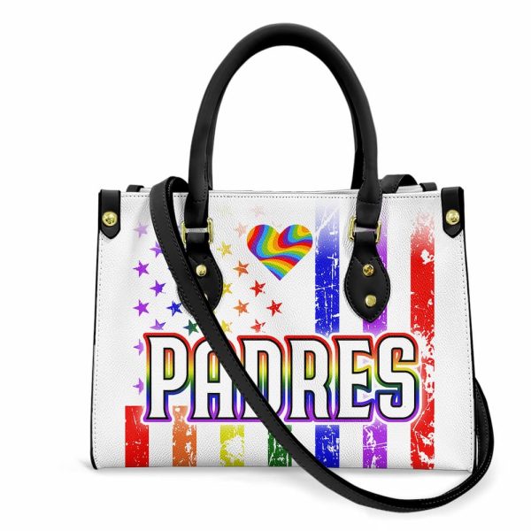 Padres Happy Pride Month Leather Handbag 2025