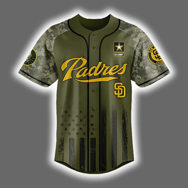 Padres US ARMY 250th Birthday Celebration Jersey 2025 2