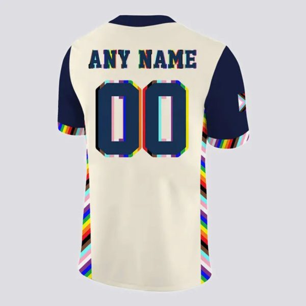 Patriots 2025 Happy Pride Night Football Jersey 3