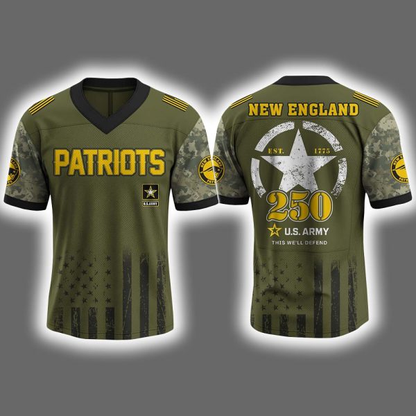 Patriots US ARMY 250th Birthday Celebration 2025 Jersey