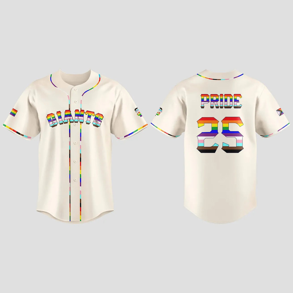 Personalized Giants 2025 Celebrate Pride Month Jersey Personalized Giants 2025 Celebrate Pride Month Jersey