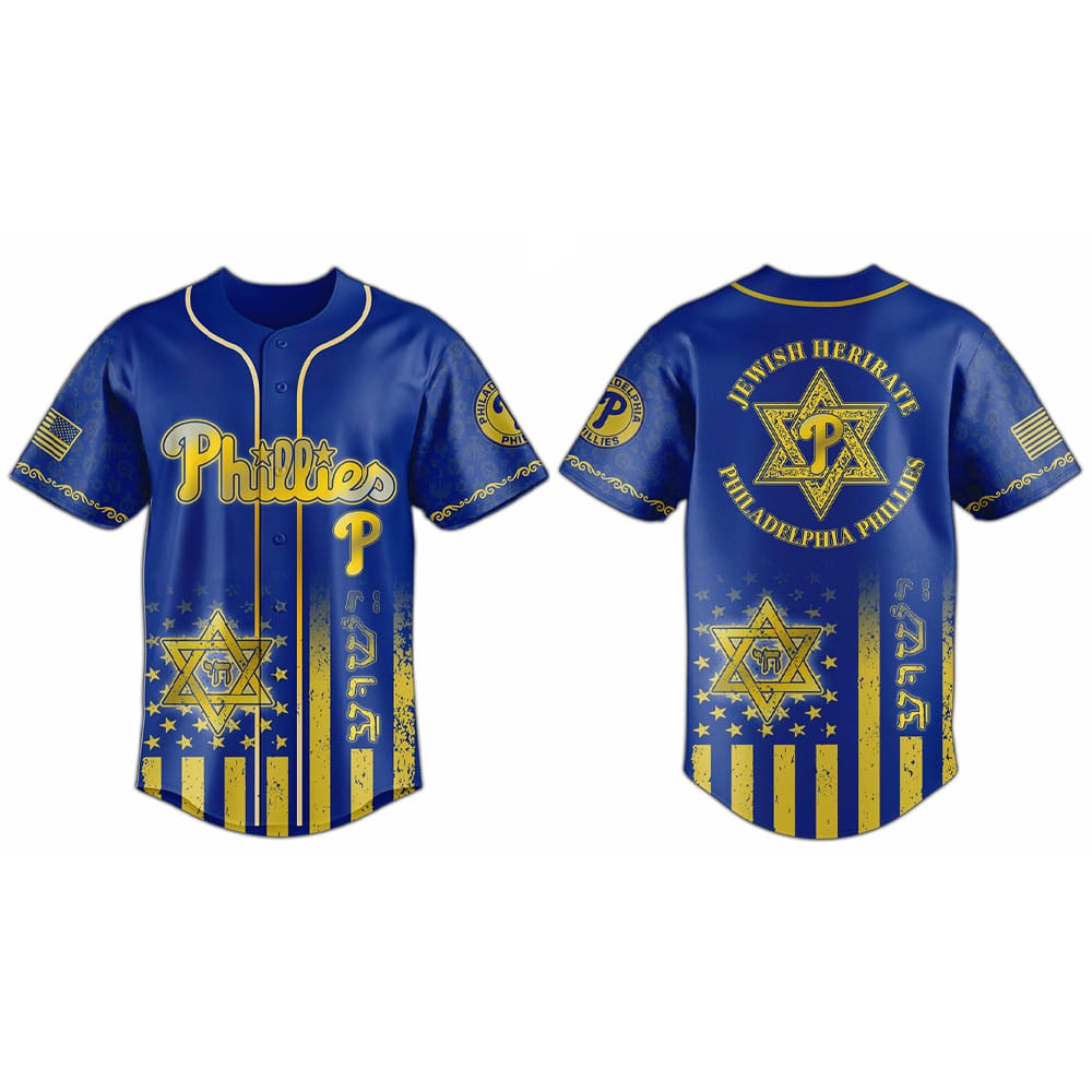 Phillies 2025 Jewish Heritage Night Jersey Phillies 2025 Jewish Heritage Night Jersey