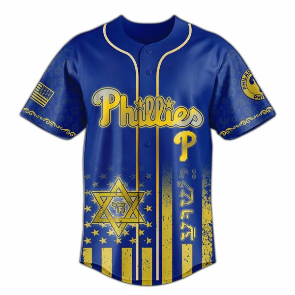 Phillies 2025 Jewish Heritage Night Jersey 2