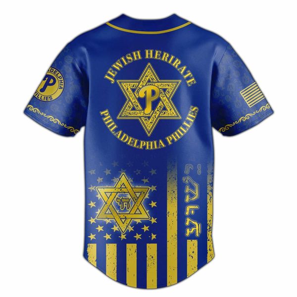 Phillies 2025 Jewish Heritage Night Jersey 3