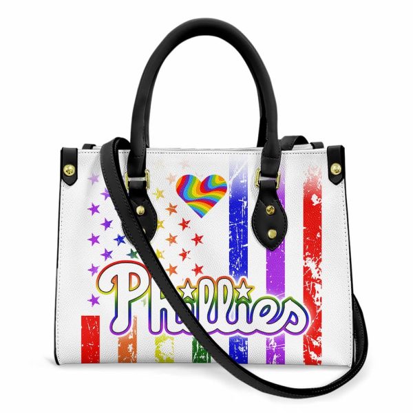 Phillies Happy Pride Month Leather Handbag 2025