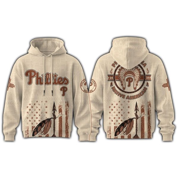 Phillies x Native American Heritage Month 2025 Hoodie Joggers Cap