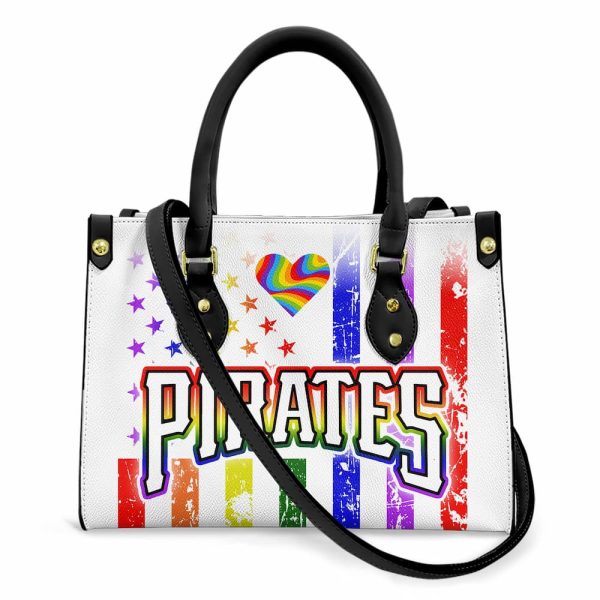 Pirates Happy Pride Month Leather Handbag 2025