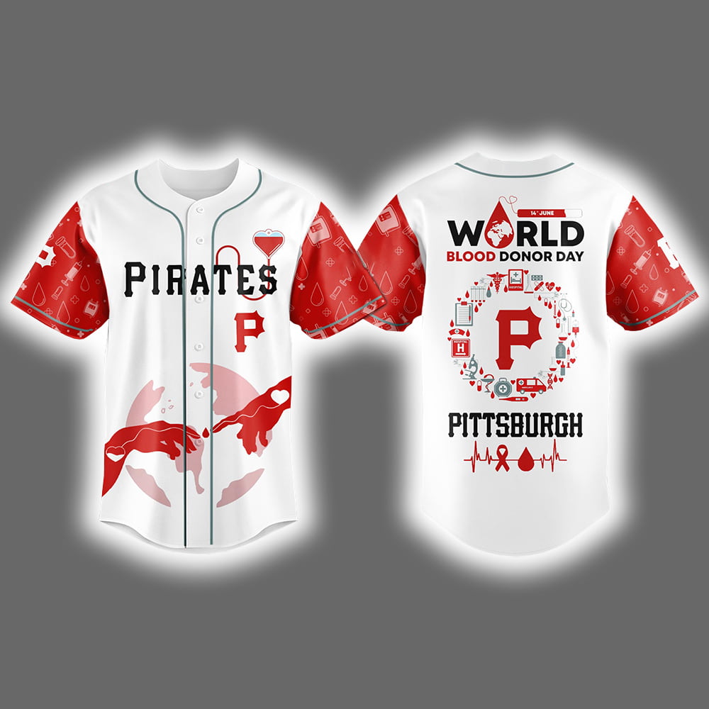 Pirates World Blood Donor Day 2025 Jersey Pirates World Blood Donor Day 2025 Jersey