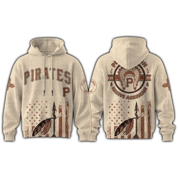 Pirates x Native American Heritage Month 2025 Hoodie Joggers Cap