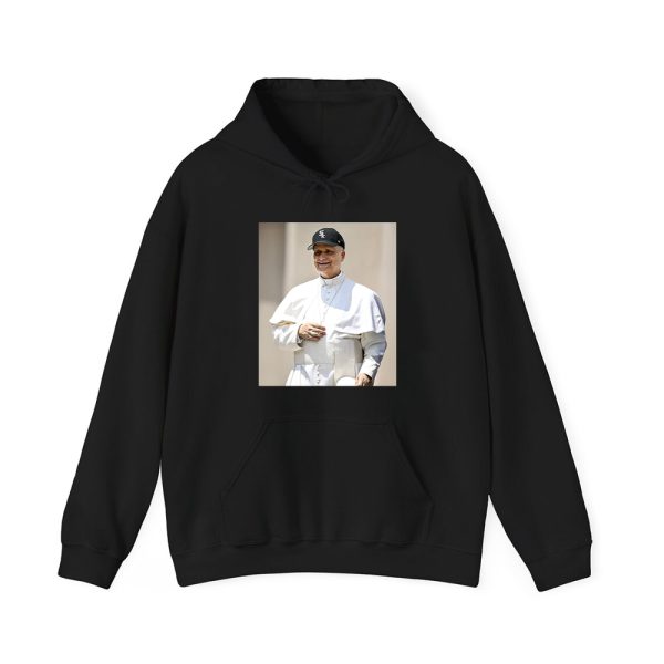 Pope Leo XIV Wearing White Sox Hat Shirt 4