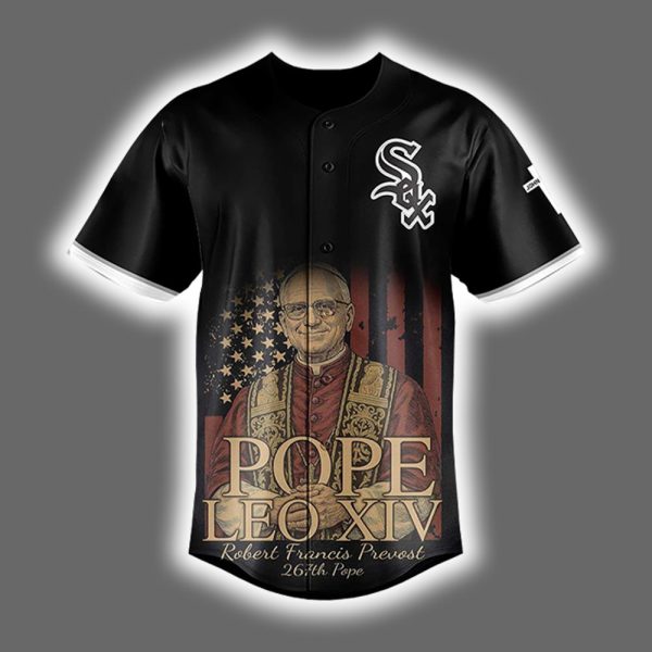 Pope Leo XIV White Sox God Loves You All Evil Shall Not Prevail Jersey 2
