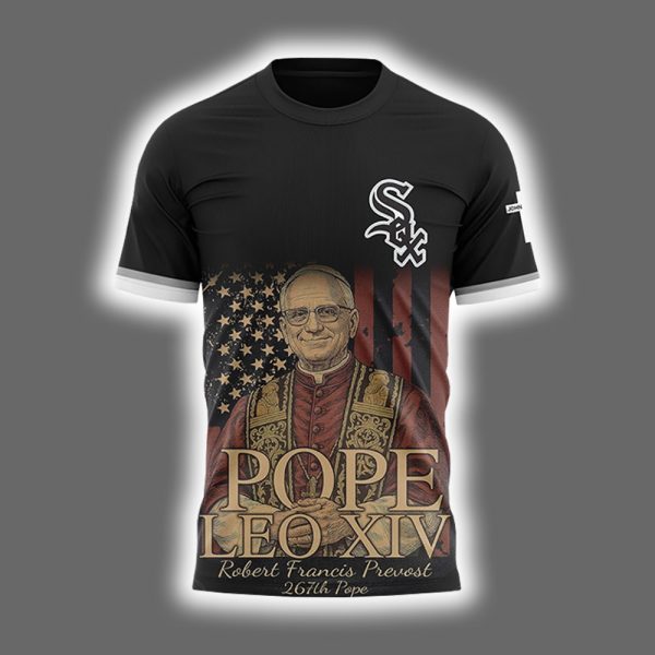 Pope Leo XIV White Sox God Loves You All Evil Shall Not Prevail Shirt 2