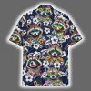 Raccoon Hibiscus Tropical Floral Hawaiian Shirt 3
