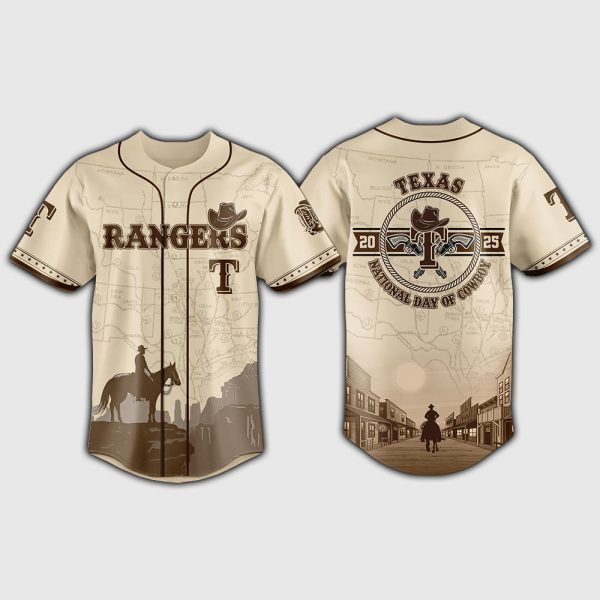 Rangers 2025 National Day Of Cowboy Jersey