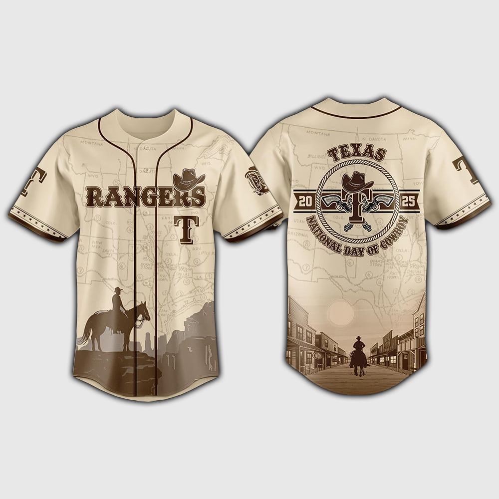 Rangers 2025 National Day Of Cowboy Jersey Rangers 2025 National Day Of Cowboy Jersey