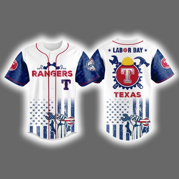 Rangers 2025 USA Happy Labor Day Jersey