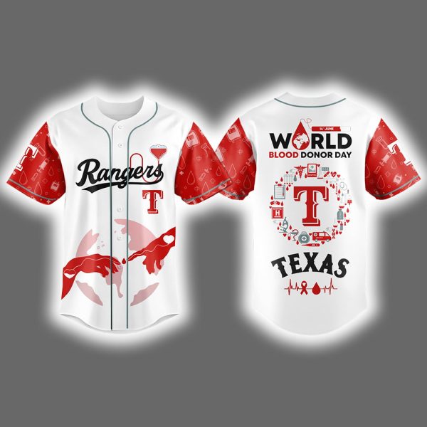 Rangers World Blood Donor Day 2025 Jersey