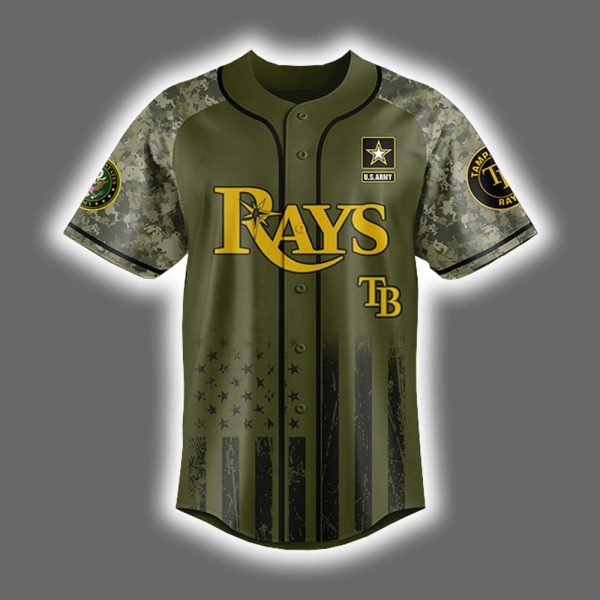 Rays US ARMY 250th Birthday Celebration Jersey 2025 2