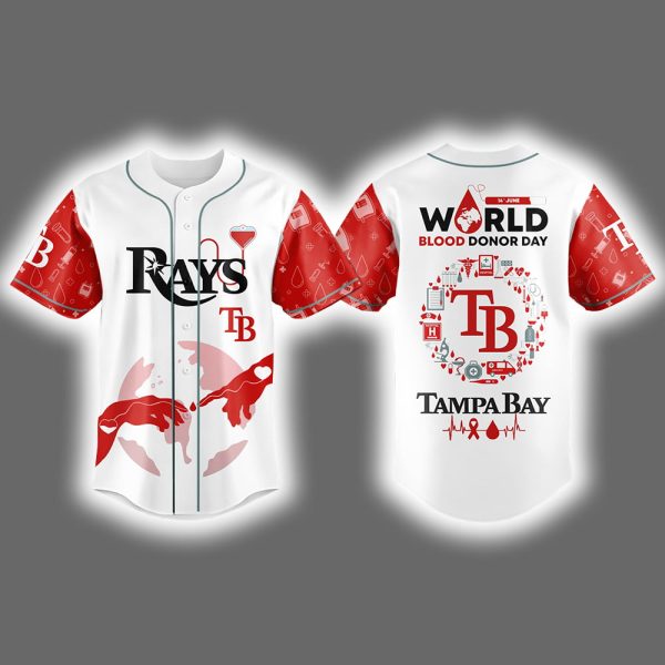 Rays World Blood Donor Day 2025 Jersey
