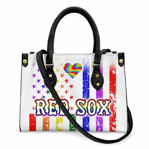 Red Sox Happy Pride Month Leather Handbag 2025