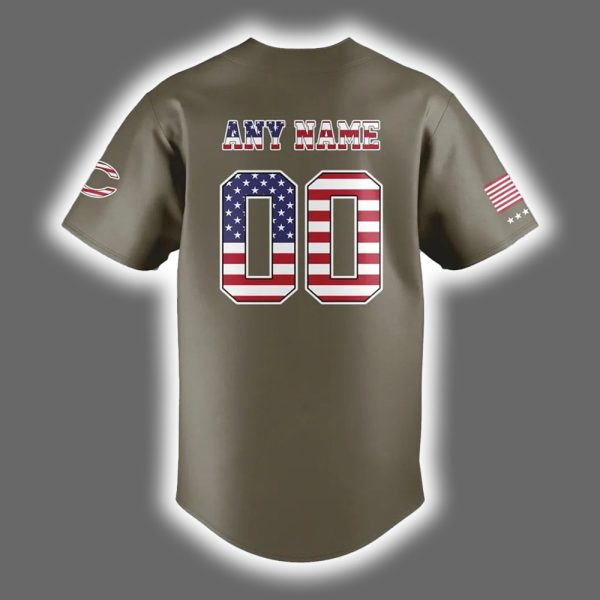 Reds 2025 Military Baseball Jersey 3