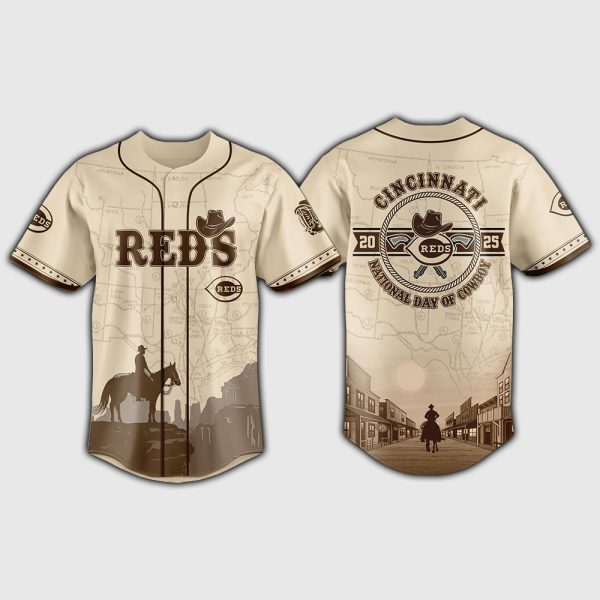 Reds 2025 National Day Of Cowboy Jersey