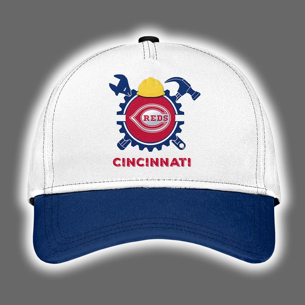 Reds 2025 USA Happy Labor Day Hat Reds 2025 USA Happy Labor Day Hat