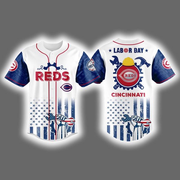 Reds 2025 USA Happy Labor Day Jersey