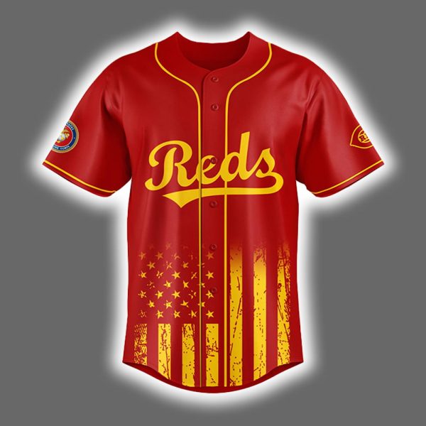 Reds 250th Marine Corps Birthday Jersey 2025 2