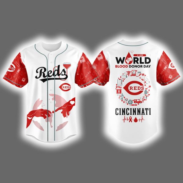 Reds World Blood Donor Day 2025 Jersey