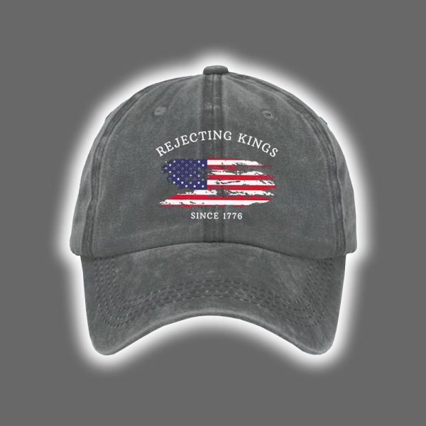Rejecting Kings Since 1776 Print Baseball Cap 2