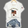 Rejecting Kings Since 1776 V neck T shirt 2