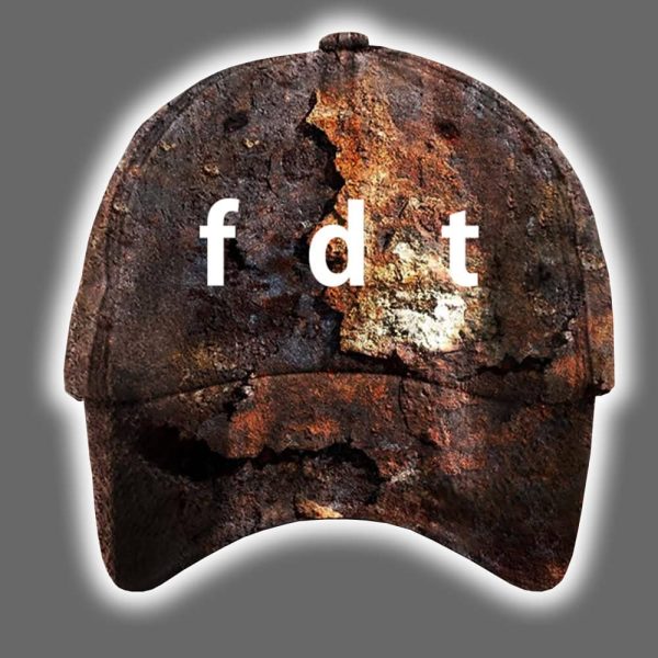 Retro Aged Rust FDT Print Cap