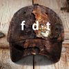 Retro Aged Rust FDT Print Cap