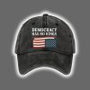 Retro Democracy Has No Kings Printed Baseball Cap