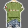 Retro Deport Every Illegal Print Short Sleeve T Shirt 6