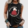Retro I Will Not Be Remembered As A Woman Who Kept Her Mouth Shut Print Tank Top 2