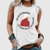 Retro I Will Not Be Remembered As A Woman Who Kept Her Mouth Shut Print Tank Top 4