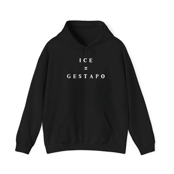 Retro ICE Gestapo Protest Printed T shirt 3