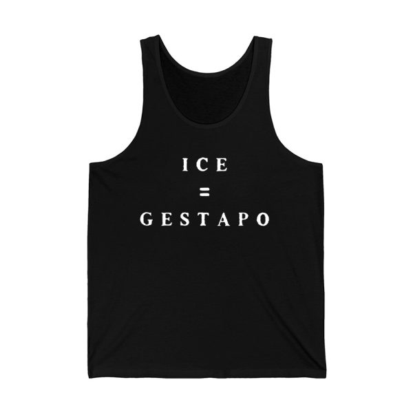 Retro ICE Gestapo Protest Printed T shirt 4